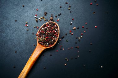 Acı biber karışımı. Arka plan.