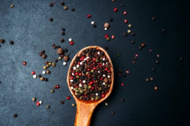 Acı biber karışımı. Arka plan.