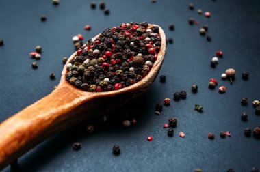 Acı biber karışımı. Arka plan.