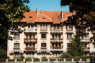 Romanya, Brasov- 9 / 16 / 2019 Güzel eski ev