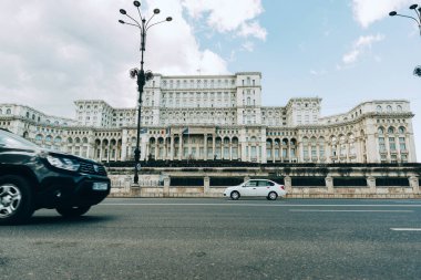 Romanya / Bükreş, 24 Şubat 2020, Bükreş sokaklarının fotoğrafı