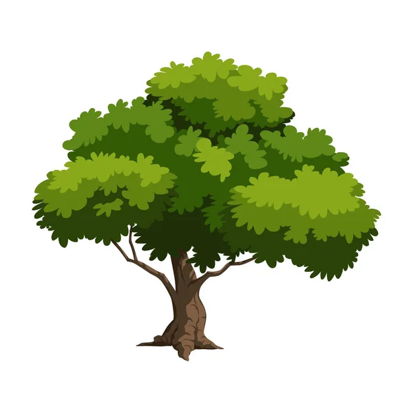 Ábra tree a rajzfilm — Stock Vector