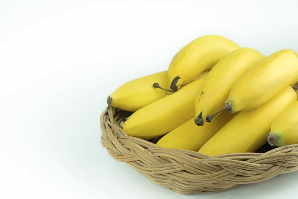 Yellow Banana Healthy Breakfast Delicious Eaten Anytime — Stock Photo, Image