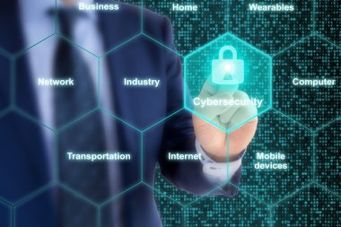Güvenlik uzman çok kılavuz cybersecurity kavramı