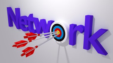 Hata oklarını cybersecurity kavramı ile ağ saldırı