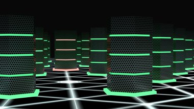 Süper Oda kesmek düğüm cybersecurity konsepti ile