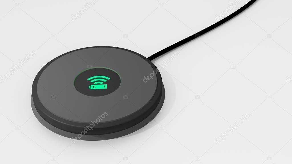 Wireless charging pad for mobile phone and tablet