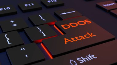 Dağıtılmış hizmet siyah klavye Ddos ile reddi anahtarı girin