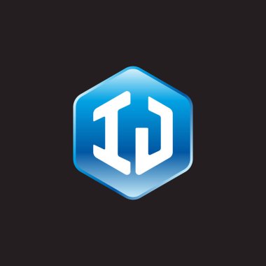 ilk beyaz harflerle IJ siyah zemin üzerine mavi üye