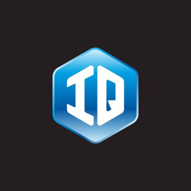 ibegin beyaz harfleri siyah arkaplanda mavi işaret üzerine IQ