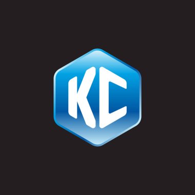 ilk beyaz harflerle kc siyah zemin üzerine mavi üye