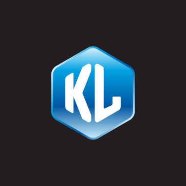 siyah zemin üzerine mavi üye ilk beyaz harflerle kl