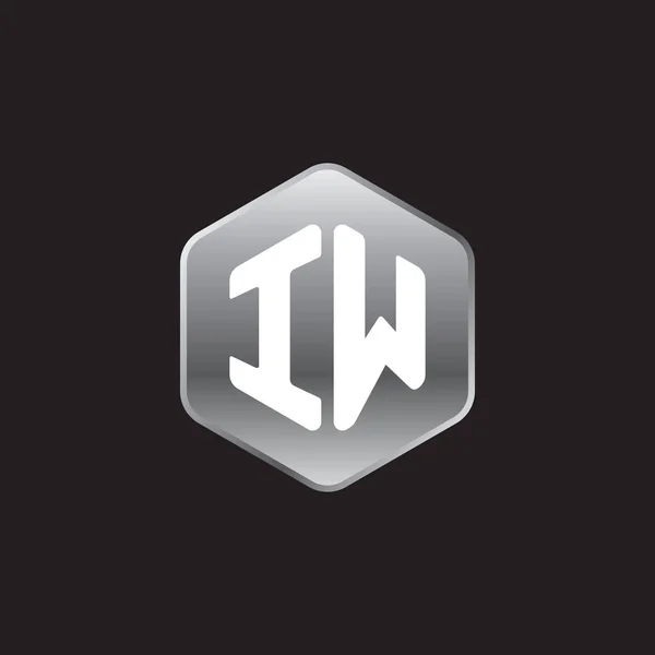 Pierwsze litery, logo — Wektor stockowy