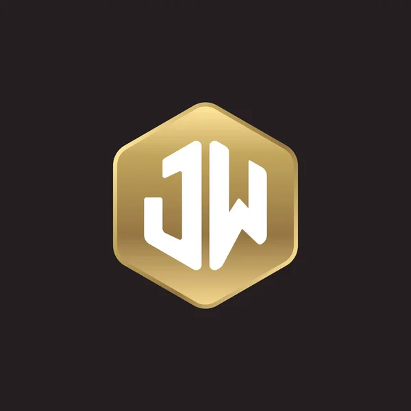 Pierwsze litery, logo — Wektor stockowy