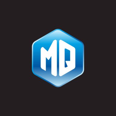 siyah zemin üzerine mavi üye ilk beyaz harflerle mq