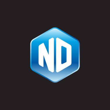 siyah zemin üzerine mavi üye ilk beyaz harflerle nd