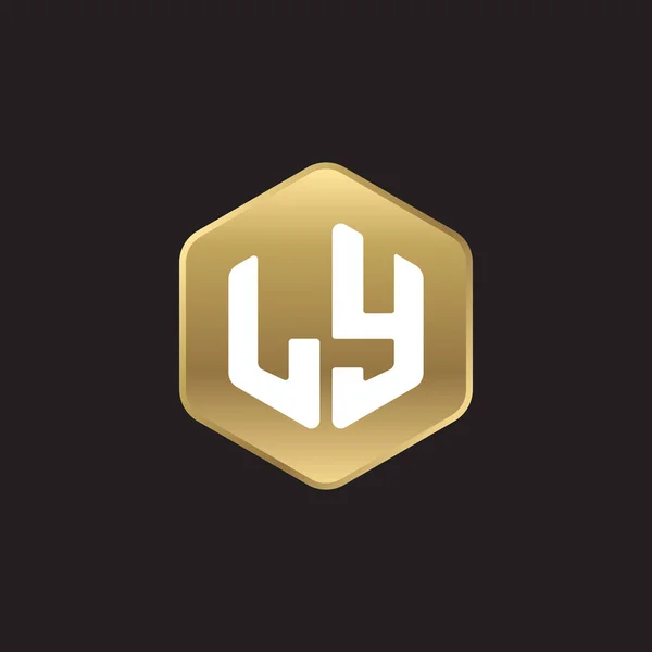 Pierwsze litery, logo — Wektor stockowy