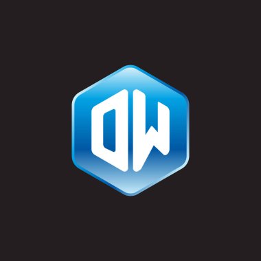 ilk beyaz ow siyah zemin üzerine mavi üye mektupları