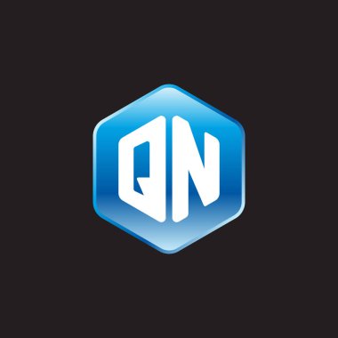 ilk beyaz harflerle qn siyah zemin üzerine mavi üye