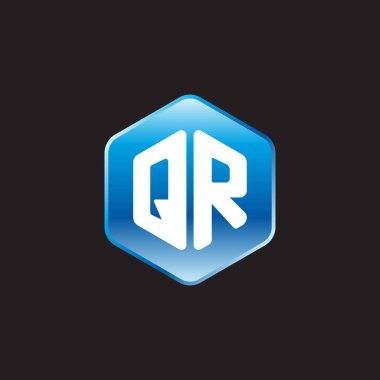 siyah zemin üzerine mavi üye qr ilk beyaz harfler