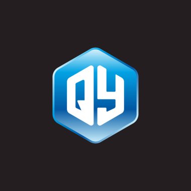 ilk beyaz harflerle qy siyah zemin üzerine mavi üye