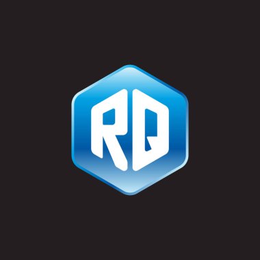 ilk beyaz harflerle rq siyah zemin üzerine mavi üye