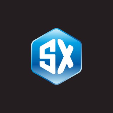 İlk beyaz harfler siyah arkaplanda mavi işaret üzerine sx