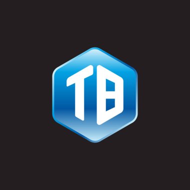 Siyah arkaplanda mavi tabelada ilk beyaz harfler tb