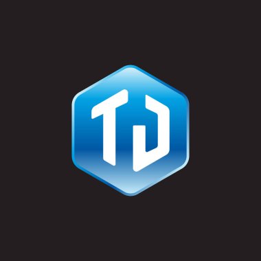 Siyah arkaplanda mavi tabeladaki ilk beyaz harfler tj