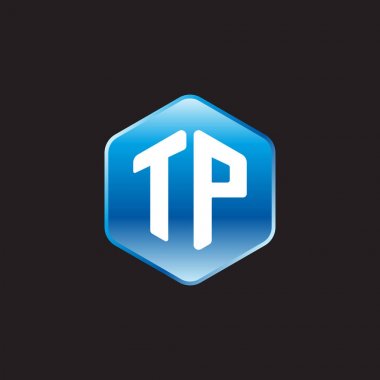 Siyah arkaplanda mavi tabelada ilk beyaz harfler tp