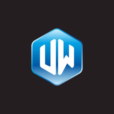 İlk beyaz harfler siyah arkaplanda mavi işareti kullanılıyor