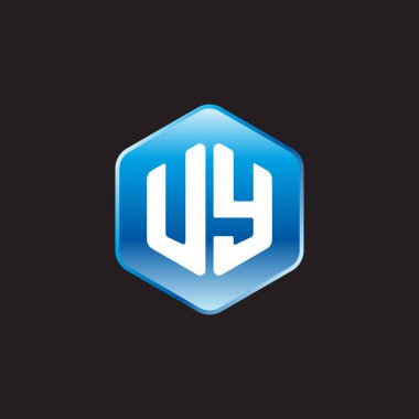 ilk beyaz harfler siyah arkaplan üzerinde mavi işaret