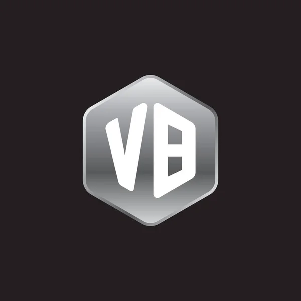 Lettere iniziali, logotipo — Vettoriale Stock