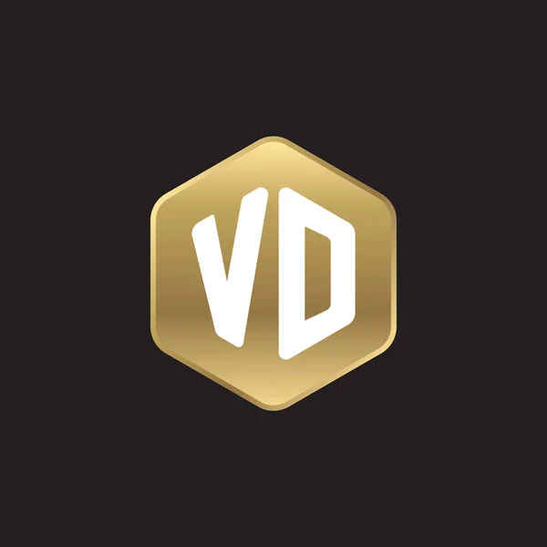 Kezdőbetű, logo — Stock Vector