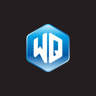 ilk beyaz harfler wq üzerinde mavi işaret üzerinde siyah arkaplan