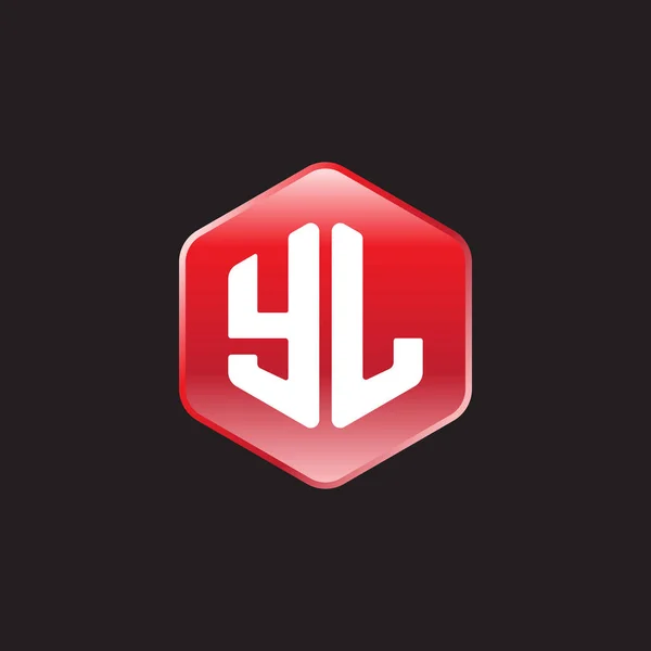 Logo mit Anfangsbuchstaben — Stockvektor