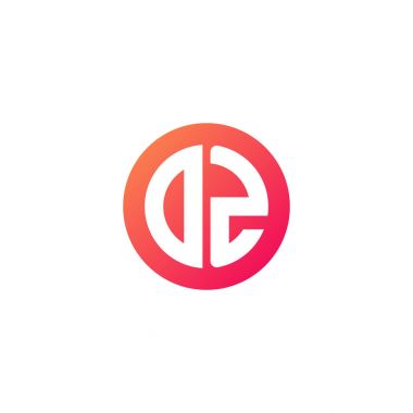 yuvarlak kırmızı degrade üye başlangıç harfi 