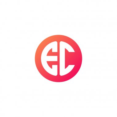 yuvarlak kırmızı degrade üye başlangıç harfi 