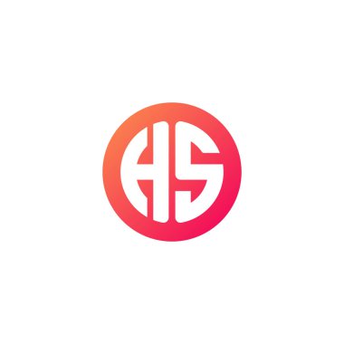 yuvarlak kırmızı degrade üye başlangıç harfi 