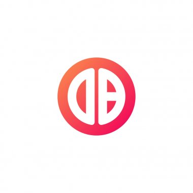 yuvarlak kırmızı degrade üye başlangıç harfi