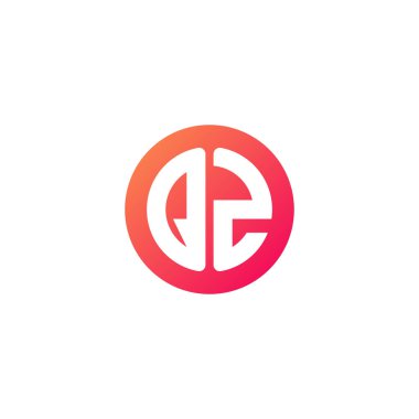 yuvarlak kırmızı degrade üye başlangıç harfi