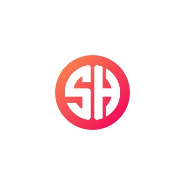 yuvarlak kırmızı degrade üye başlangıç harfi