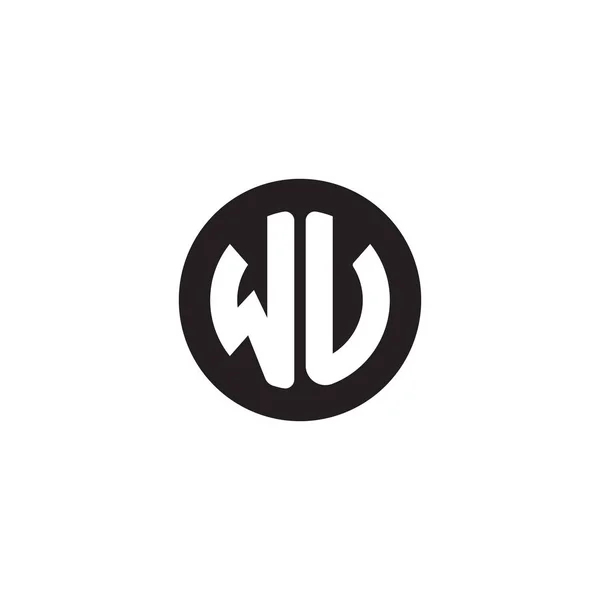 Počáteční bílá písmena Wu — Stockový vektor
