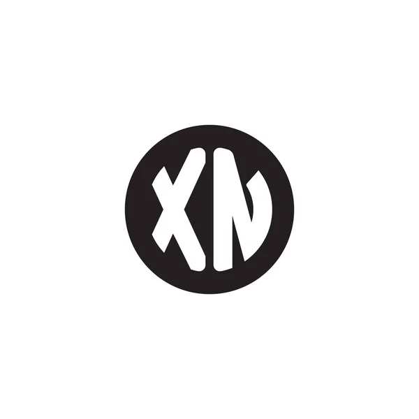 Початкові білі літери xn — стоковий вектор