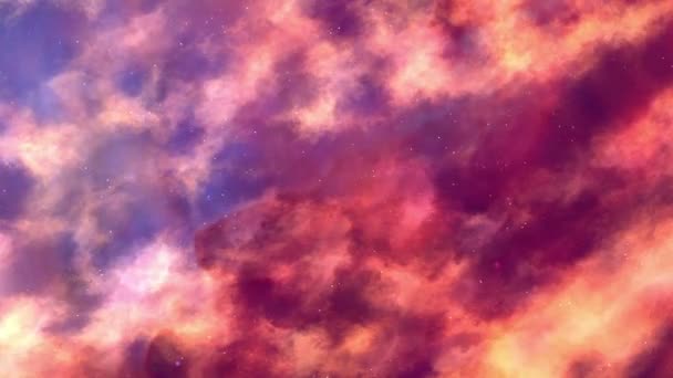 Nébuleuse de flamme en mouvement 