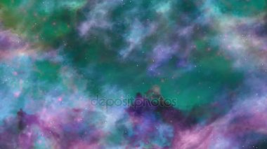 Mavi ve yeşil alanı Bulutsusu arka plan