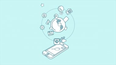 Dünyadaki bir akıllı telefon