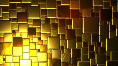 Altın küpleri arka planda 4k