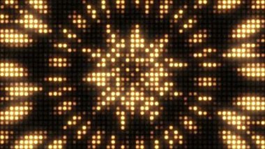 Işığın büyük bir duvar üzerinde yanardöner bir desen.