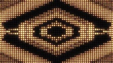 Işık duvardaki deseninin sonsuz nabız